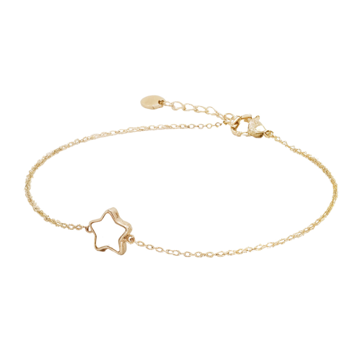 14k Gold MOP Star Bracelet - Fine Gold Jewelry