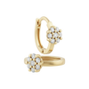 14k Gold Huggie Hoop Earrings by Fine Gold Jewelry