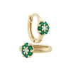 14k Gold Huggie Hoop Earrings by Fine Gold Jewelry