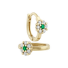 14k Gold Huggie Hoop Earrings by Fine Gold Jewelry