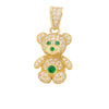 14k Gold Pendant with Solid Design | Fine Gold Jewelry
