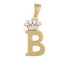 14k Real Gold Initial Necklace Pendant | Fine Gold Jewelry