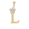 14k Real Gold Initial Necklace Pendant | Fine Gold Jewelry