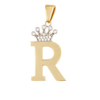14k Real Gold Initial Necklace Pendant | Fine Gold Jewelry