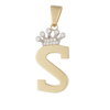 14k Real Gold Initial Necklace Pendant | Fine Gold Jewelry