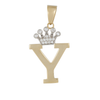 14k Real Gold Initial Necklace Pendant | Fine Gold Jewelry